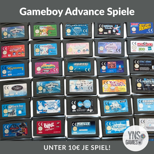 Gameboy advance spiele unter - gameboy,
